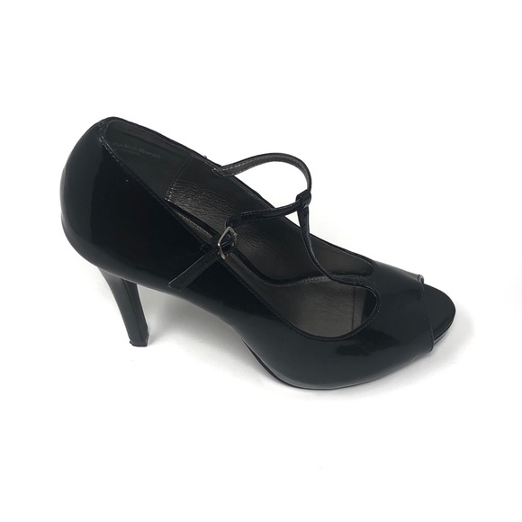 Audrey Brooke Shoes - Audrey Brooke t-strap peep toe heels